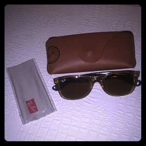 RayBan RB2132 55 Brown & Tan Sunglasses